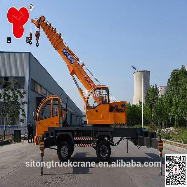 10ton hydraulic truck crane with telescopic boom